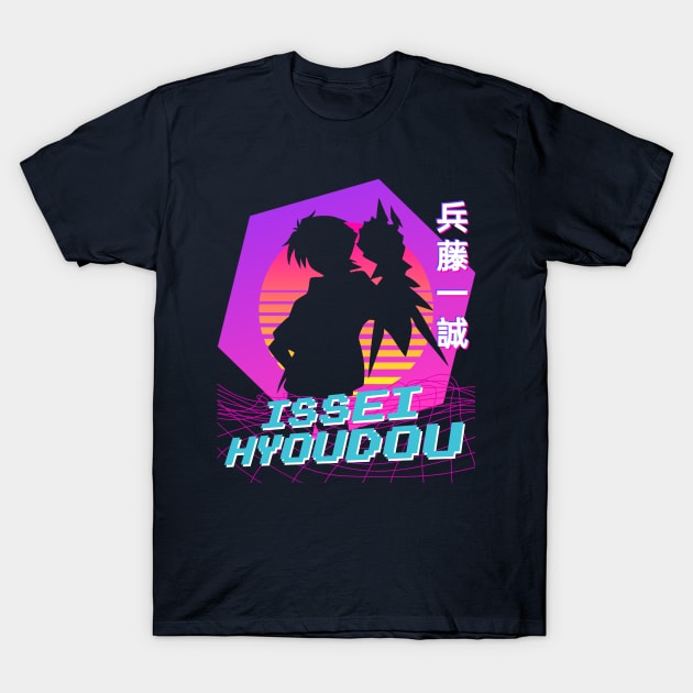 Hyoudou Issei - Vaporwave T-Shirt by The Artz